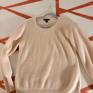 Saks Fifth Ave cashmere sweater, blush pink